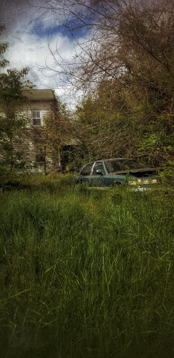 Abandoned House and Car Pine Barrens NJ