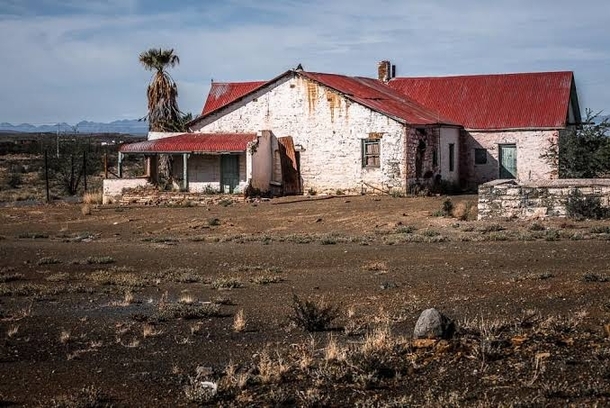 Abandoned house in the Great Karoo South Africa 