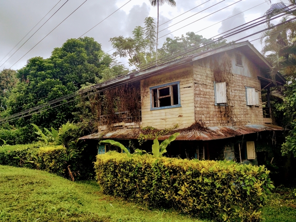 Abandoned house near Cahuita Costa Rica 