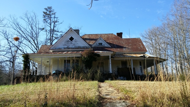 Abandoned House North of Morganton NC  Interior Album in comments