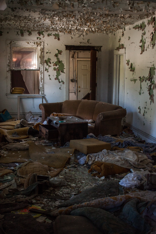 abandoned house of the Serial Killer Darren Deon Vann Its since been demolished