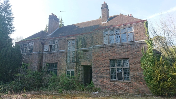 Abandoned house Surrey UK