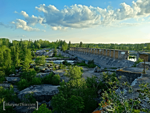 Abandoned Hydro Electric Dam in Canada