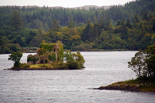 Abandoned Island Keep in Connermara Ireland  by Laura Biase