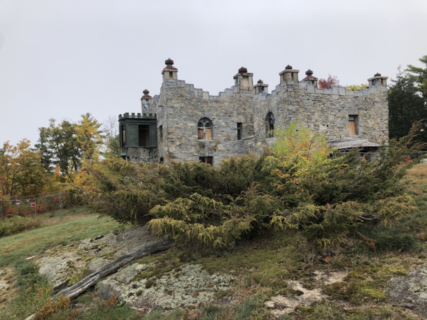 Abandoned Kimball Castle in New Hampshire with new Air bnb on property