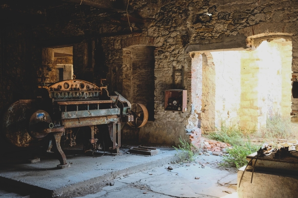 Abandoned leather factories Samos Greece