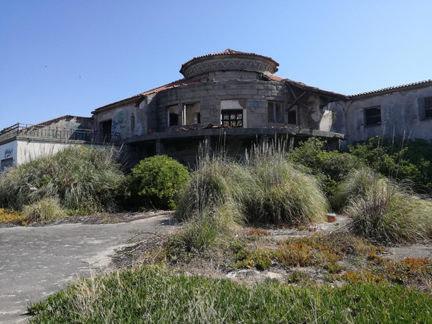 Abandoned mansion by the beach Miramar Beach Portugal