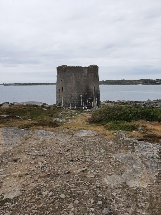 Abandoned martello tower in Ireland Built by english forces at some point