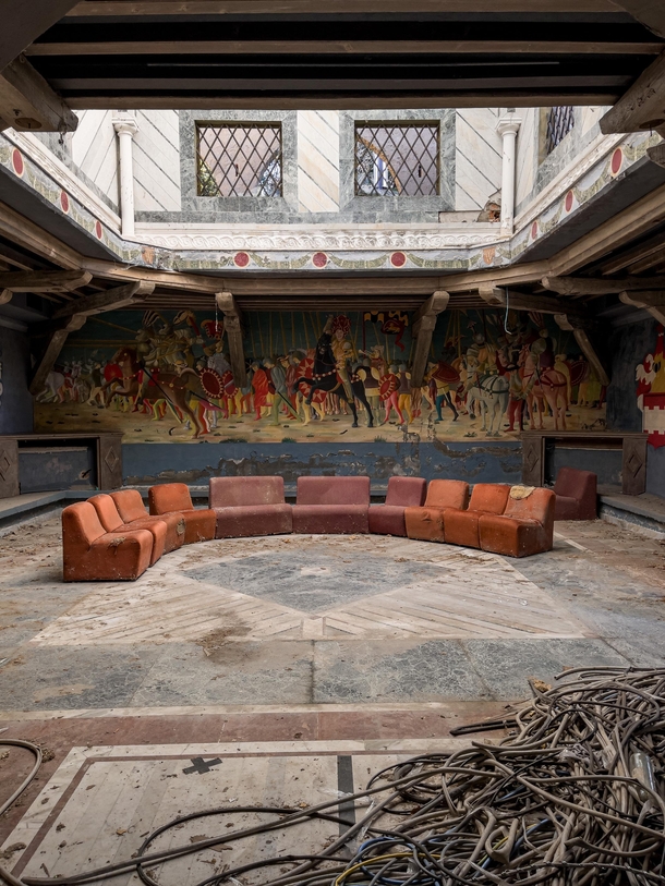 Abandoned medieval-styled dance club in Italy Shot on iPhone