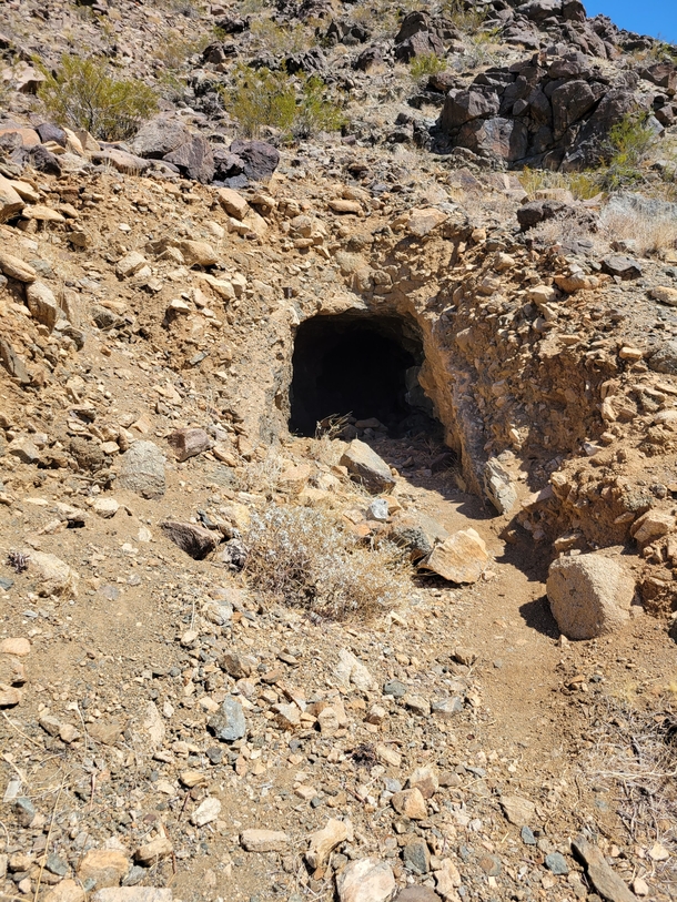 Abandoned mine in Joshua Tree National Park CA