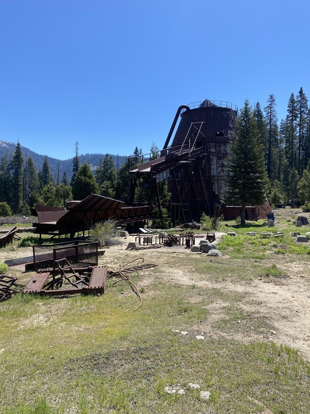 Abandoned Mine located in Shaver Lake CA Lots of graffiti inside