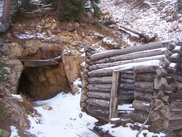 Abandoned Mine near Chicago Basin Colorado