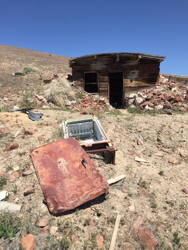 Abandoned miner bunker Nevada