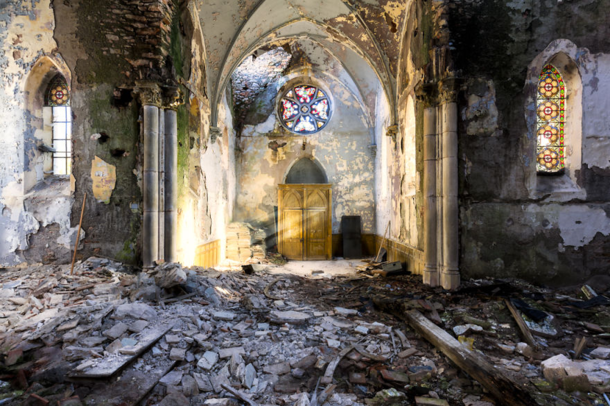 Abandoned monastery France 