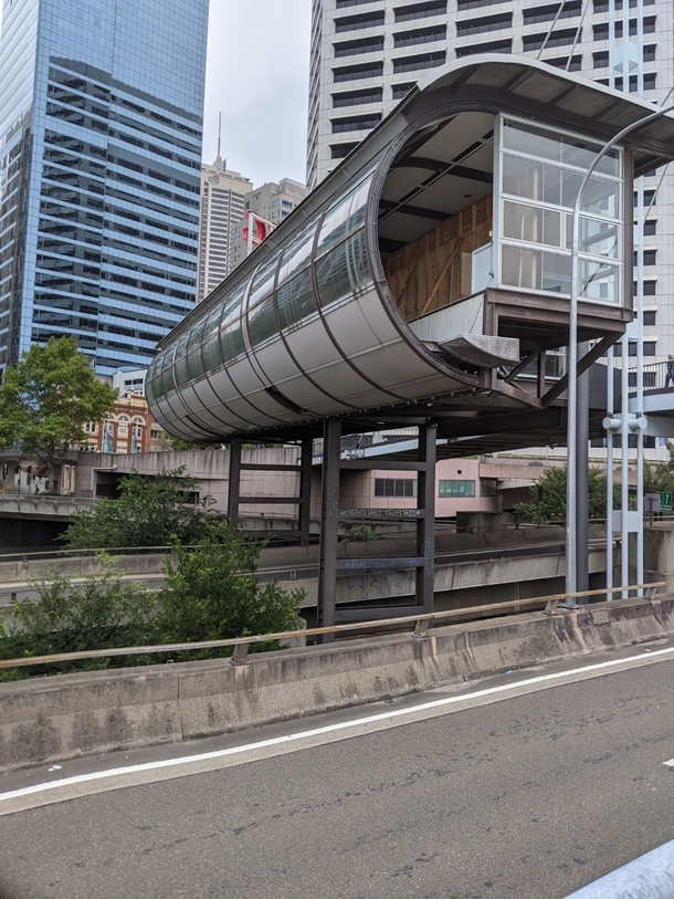 Abandoned Monorail station in Sydney