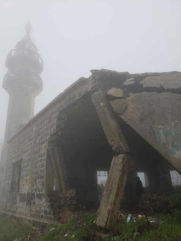 Abandoned mosque in the Golan Heights 