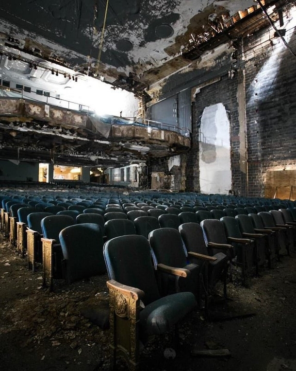 Abandoned movie theater 