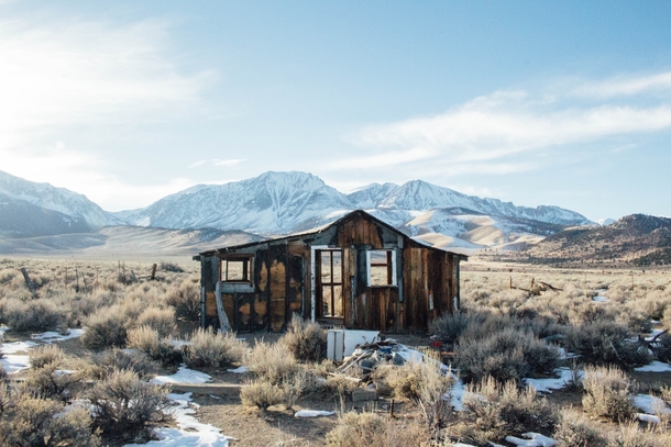 Abandoned old house near Mammoth Lakes California Photo credit to Ben Cliff