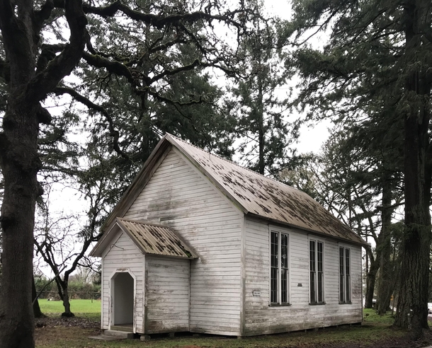 Abandoned  Orleans Chapel in Albany Oregon