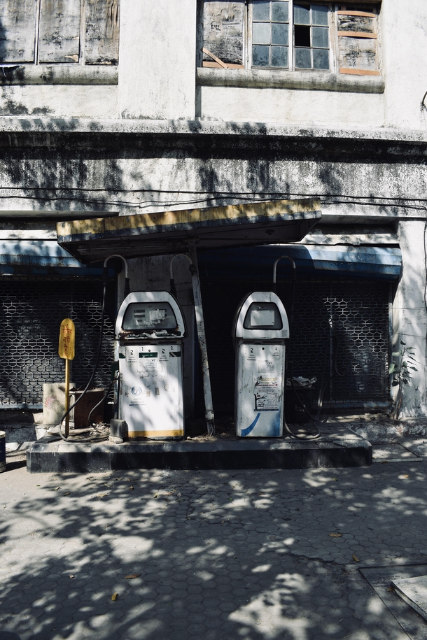 Abandoned petrol station Mumbai