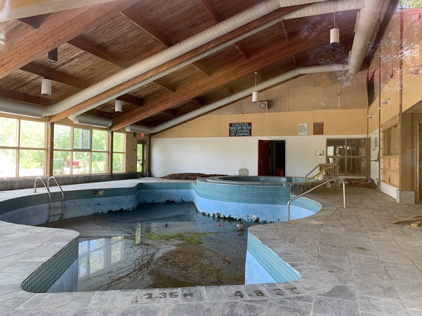 Abandoned pool from an old resort we used to stay at