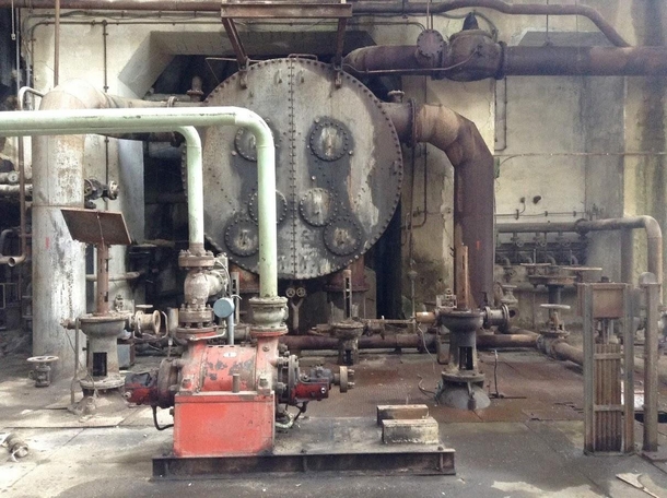 Abandoned power plant Hungary Aesthetically I love old pipes and mechanisms