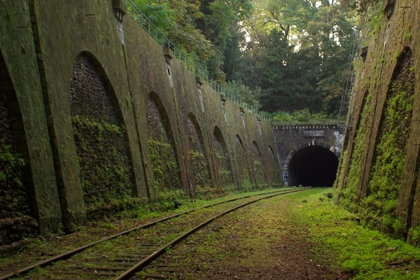 Abandoned railroad in Paris 