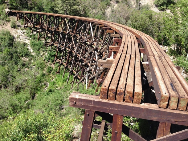 Abandoned Railroad Trestle Cloudcroft NM 