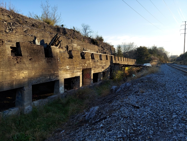 Abandoned railyard