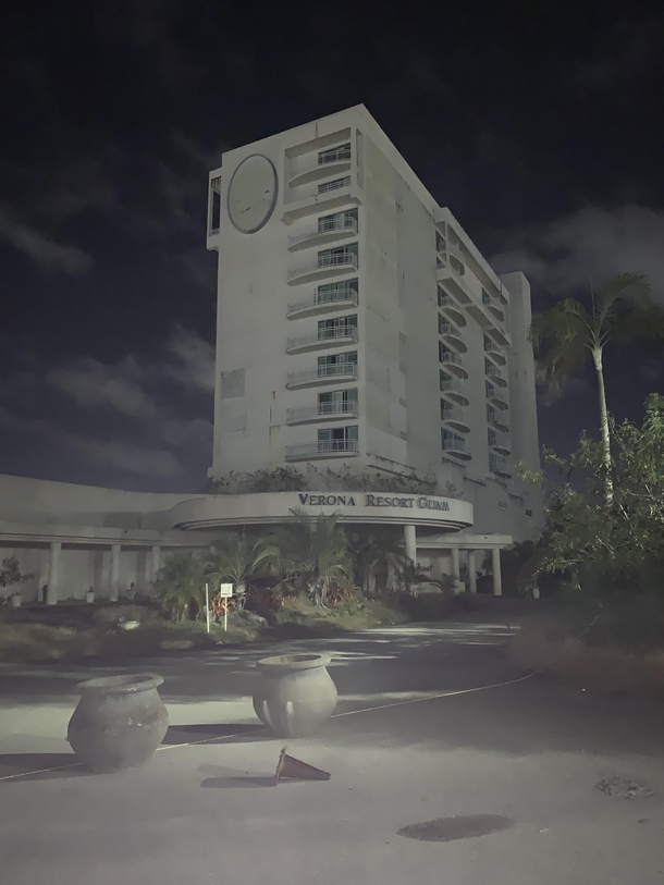 Abandoned resort in Guam that looks like something out of a horror movie