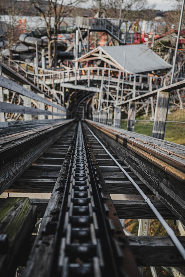 Abandoned roller-coaster