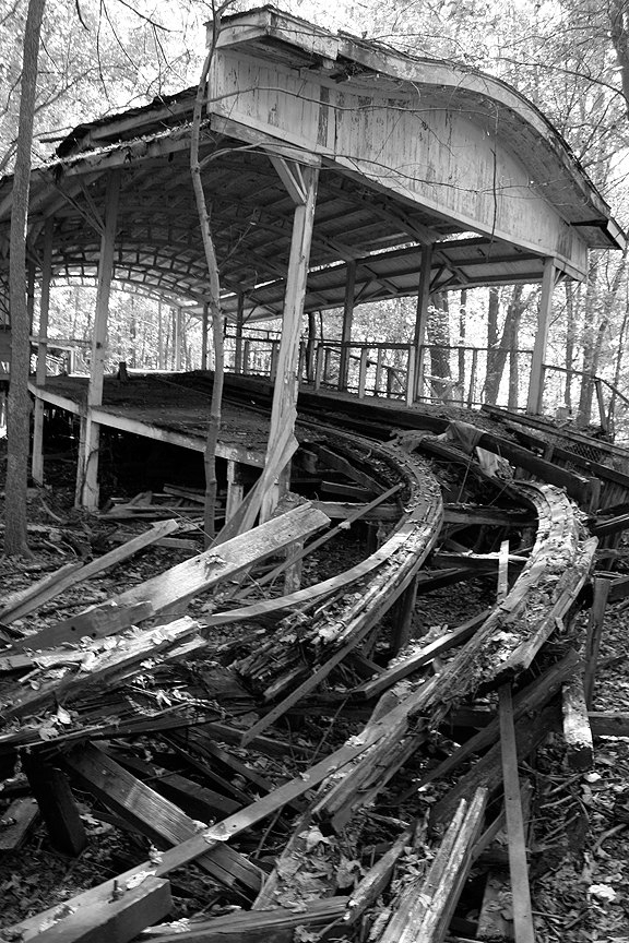 Abandoned rollercoaster 