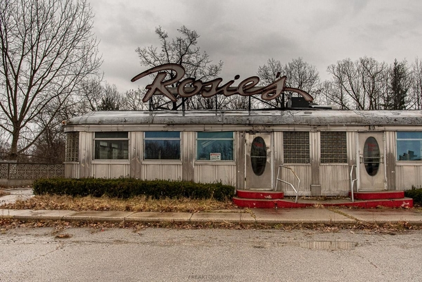 Abandoned Rosies Diner Michigan OC x