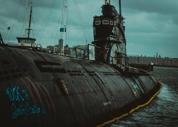 Abandoned russian submarine
