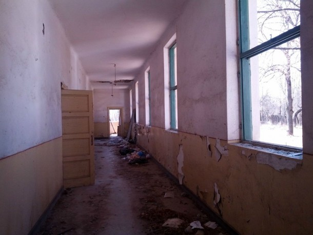 Abandoned school in a Romanian village Maths survived 