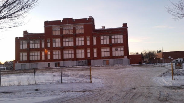 Abandoned school in Edmonton Alberta