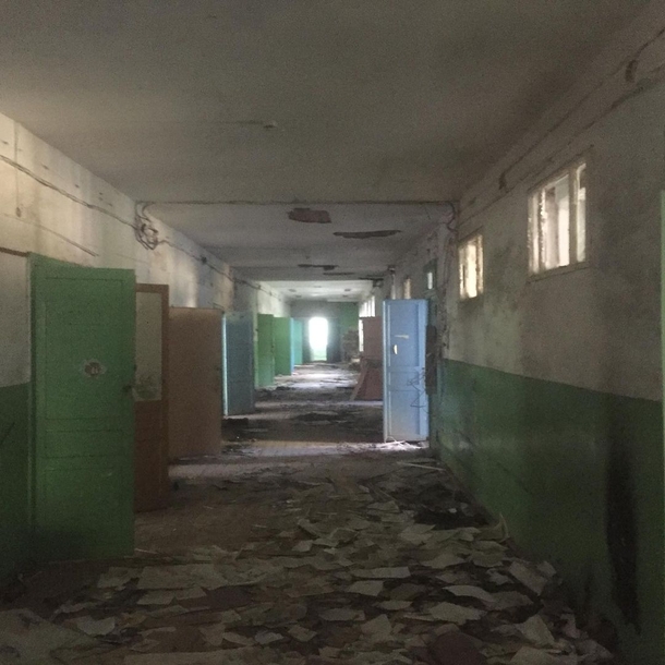 Abandoned school in Russia
