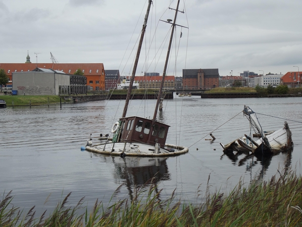 Abandoned ship Copenaghen
