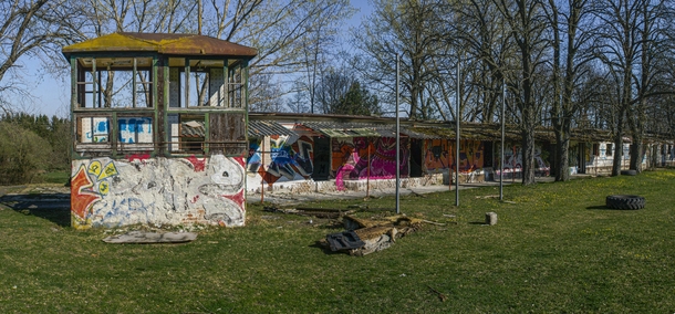 Abandoned shooting range in Hungary