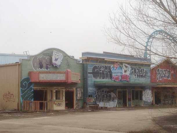 Abandoned Six Flags New Orleans Louisiana  Not great quality taken from my iPhone