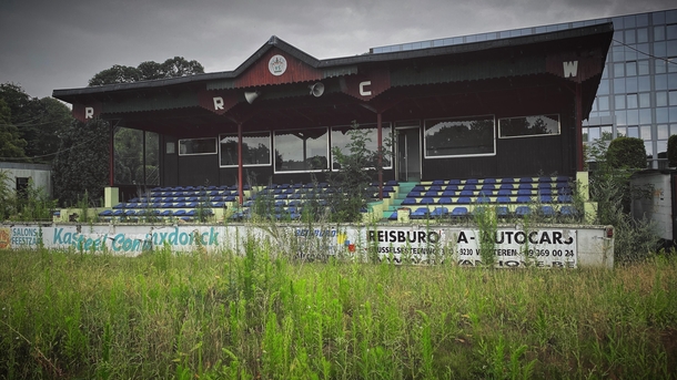 Abandoned soccer field Belgium