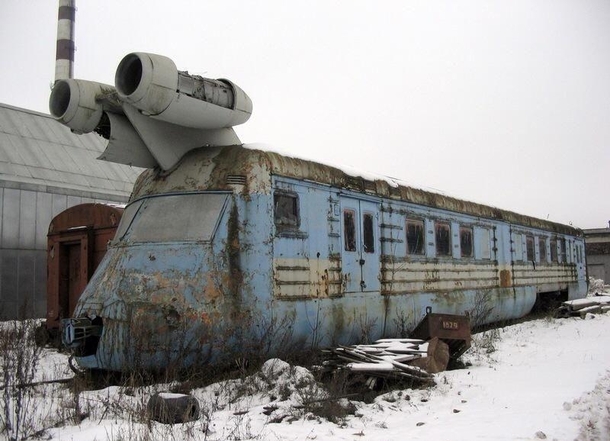 Abandoned Soviet Jet Train