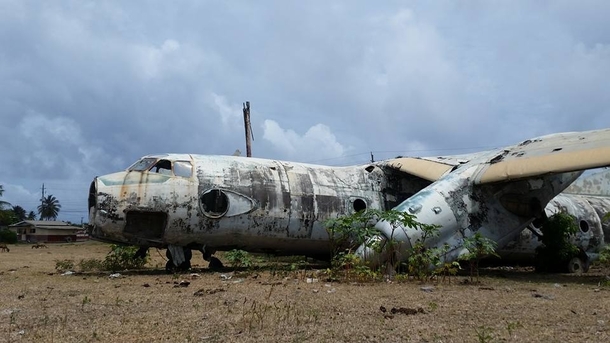 abandoned soviet plane in Grenada 