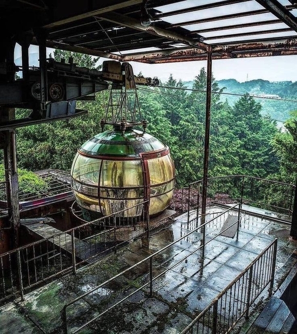 Abandoned Spaceship Ropeway Japan