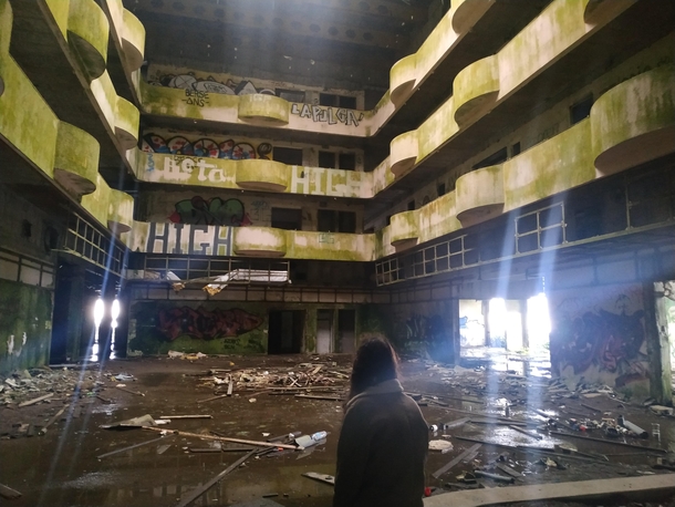 Abandoned  star hotel Azores Portugal