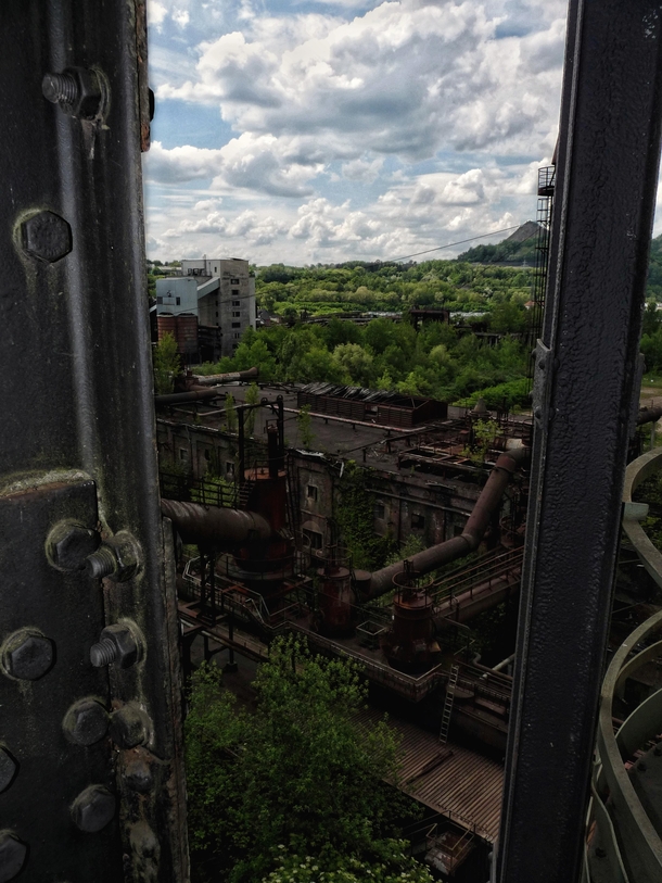 Abandoned steel factory Vlklinger Htte in Germany 