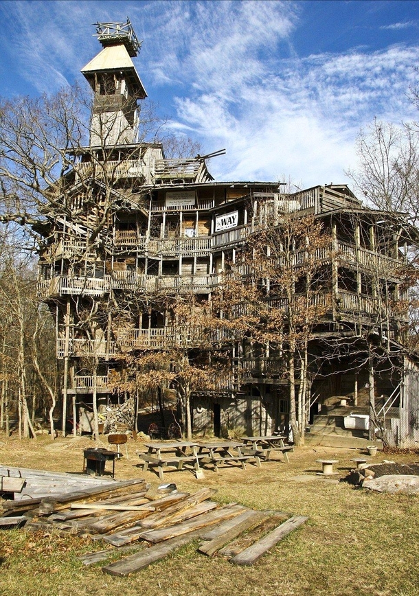 Abandoned Swiss treehouse