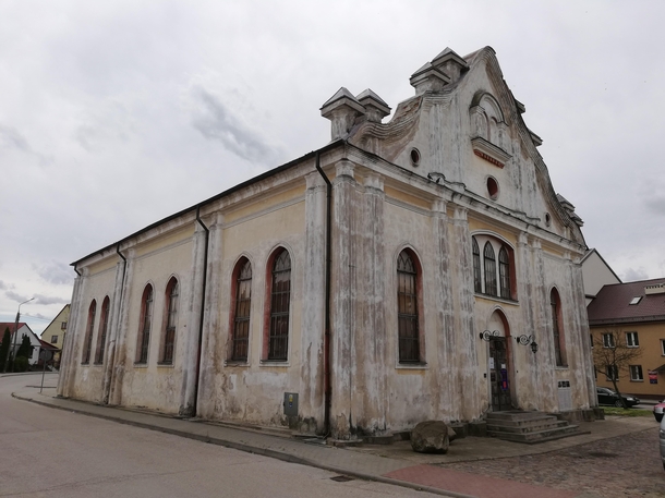 Abandoned synagogue in Sejny Poland