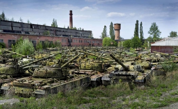 Abandoned Tank Factory in Kharkiv Ukraine  Photo Paul Itkin