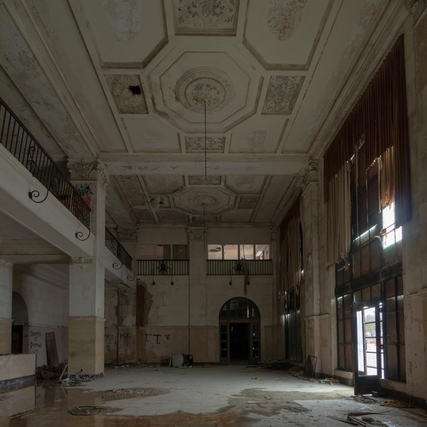Abandoned Texas Hotel Lobby 